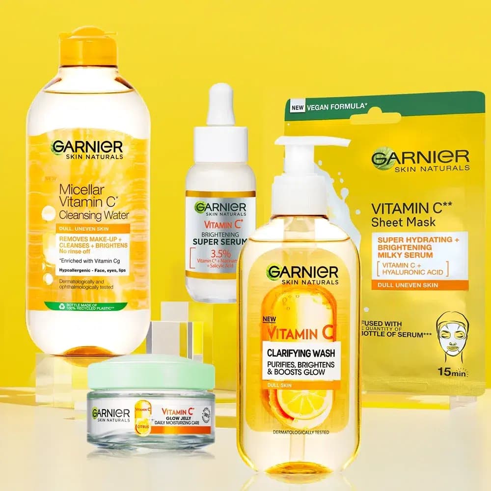ژل شستشوی صورت ویتامین سی گارنیر Garnier مدل C Vitamini Parlak | حجم 200 میل — تصویر ۶