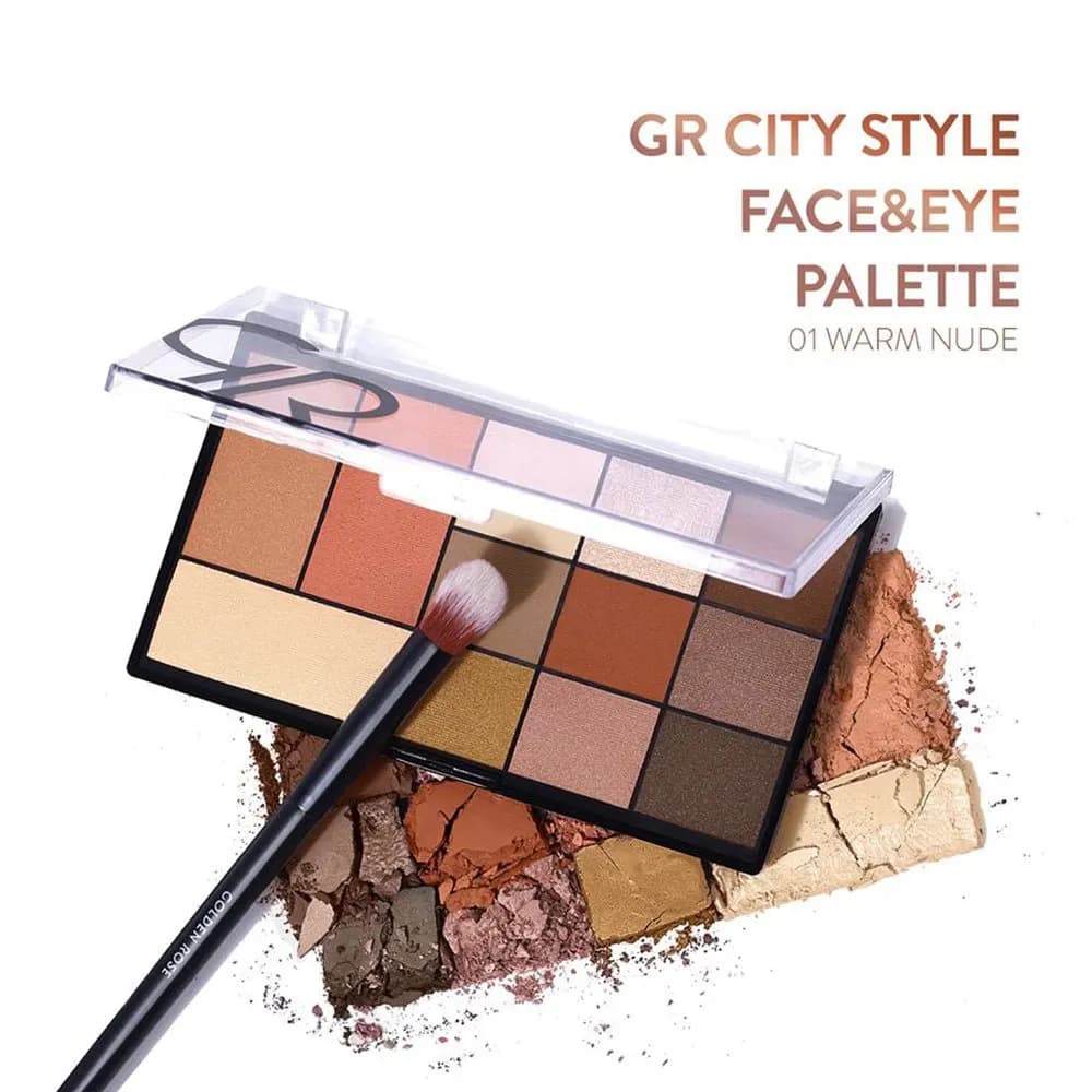 پالت سایه سیتی استایل گلدن رز مدل City Style — تصویر ۷