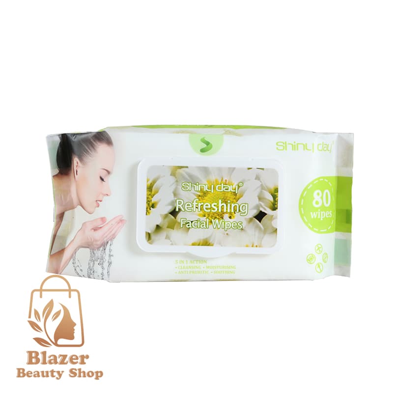 دستمال مرطوب شاینی دی Shiny Day Fresh facial cleansing tissues