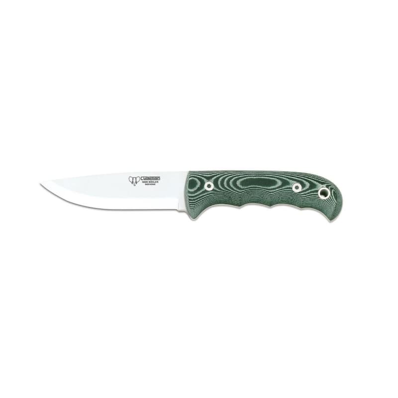 چاقوی Bushcraft Cudeman مدل 148-VC | چاقوی بقا با تیغه فولاد کربنی 1095 | دسته چوب بلوط مقاوم | طراحی اسکاندیناویایی با لبه Scandi | مناسب کارهای چوب و طبیعت‌گردی حرفه‌ای | ساخت اسپانیا