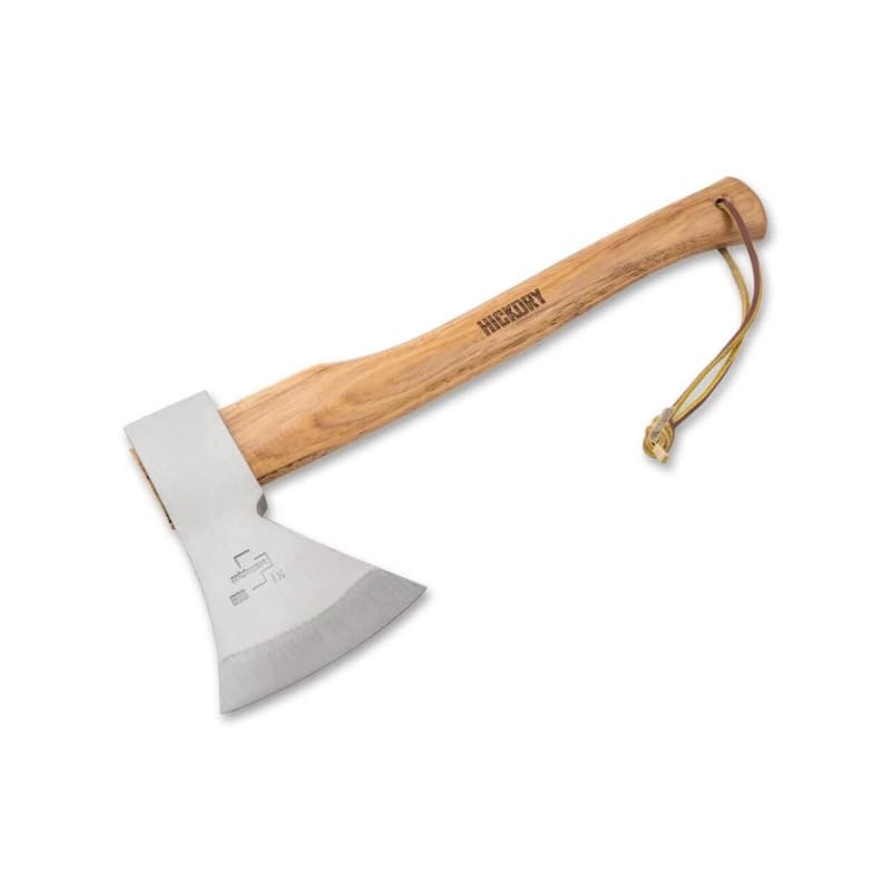 تبر کوچک بوکر پلاس مدل Appalachian Axe | تبر دستی با تیغه فولاد کربنی | دسته چوبی طبیعی | مناسب کمپینگ و طبیعت گردی | Boker Plus Compact Hatchet