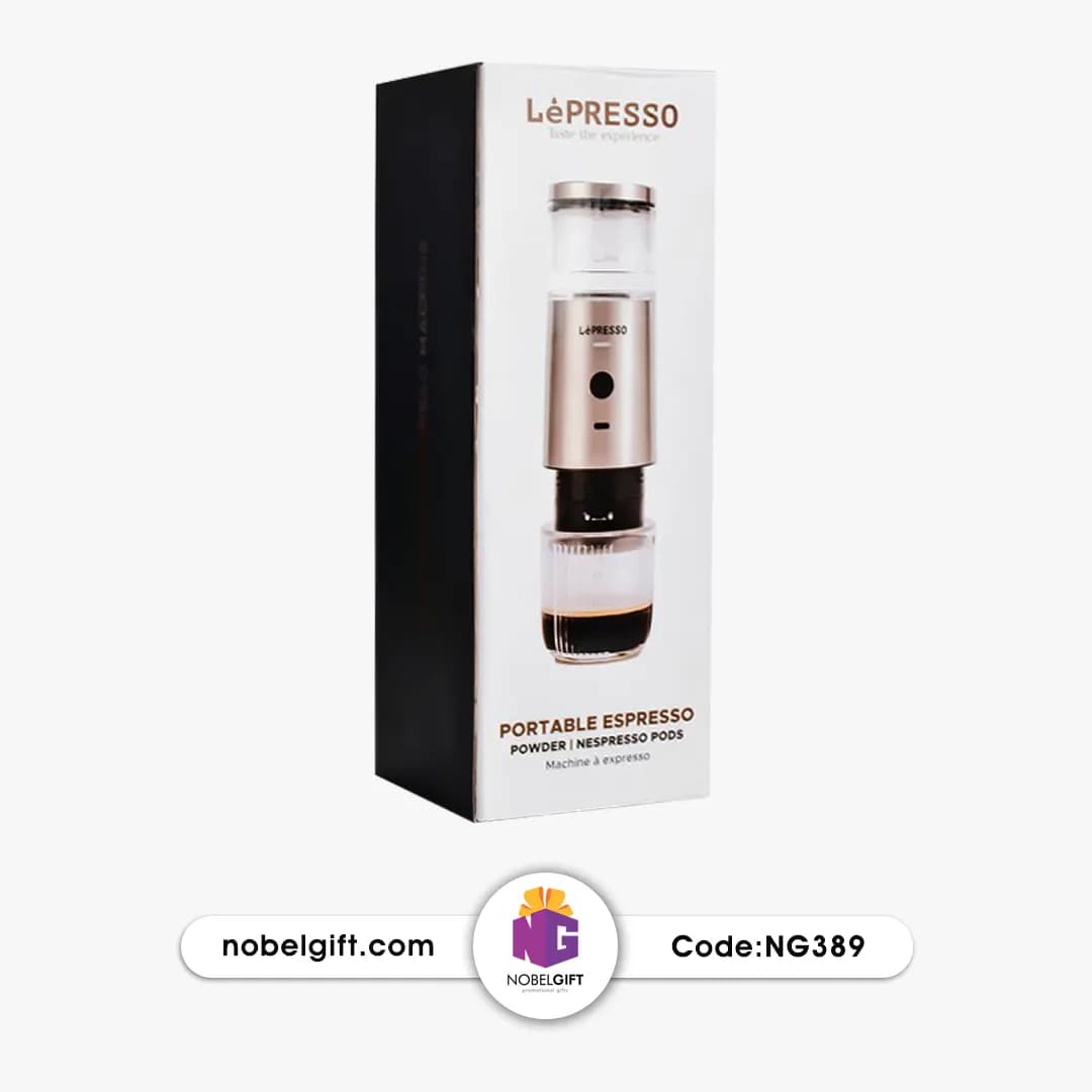 اسپرسو ساز تبلیغاتی شارژی LEPRESSO کد NG389 — تصویر ۳