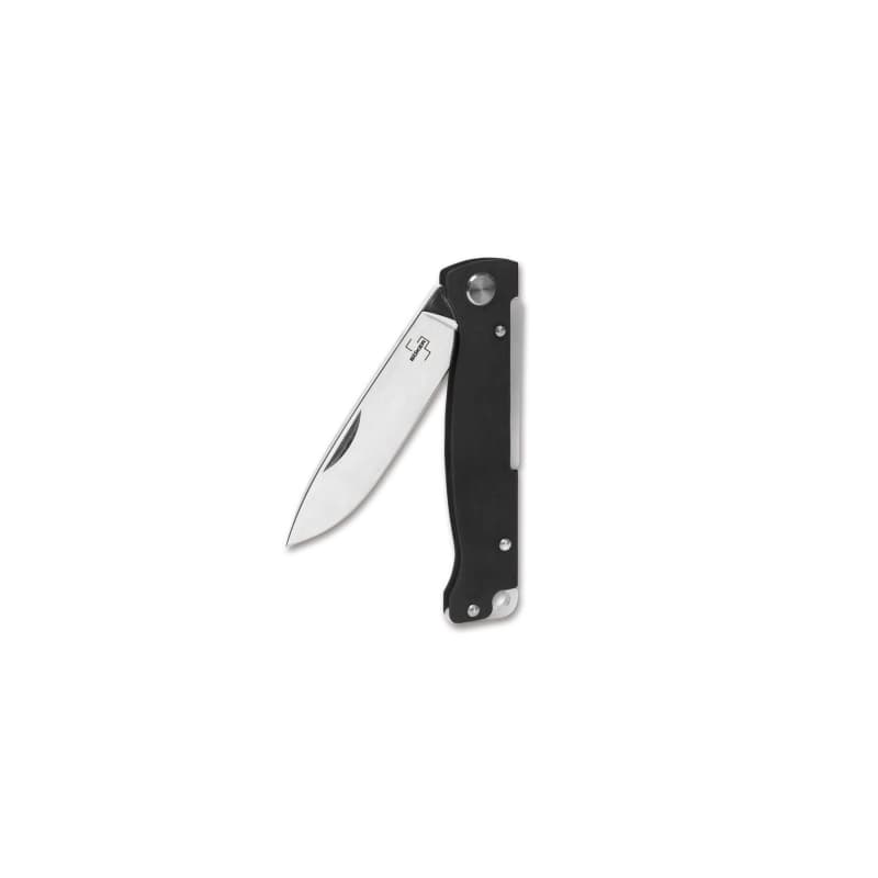 چاقوی تاکتیکال بوکر پلاس مدل Atlas Black | چاقوی جمعشونده با تیغه فولاد ضد زنگ | دسته آلومینیومی مشکی | قفل liner | مناسب استفاده روزمره | Boker Plus Atlas Black Folding Knife — تصویر ۲