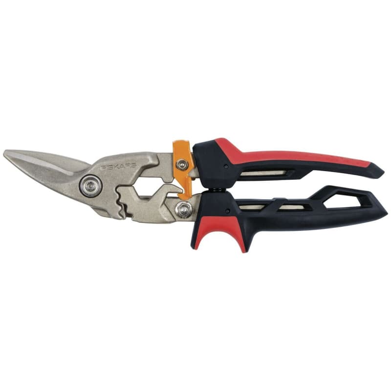 قیچی ورق بر Fiskars PowerGear مدل 1027209 | چپ‌برش صنعتی | تیغه فولادی سخت‌کاری شده | Fiskars (فیسکارس) — تصویر ۲
