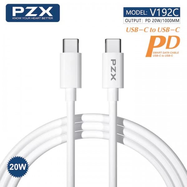کابل Pzx V192c Type-C to Type-C