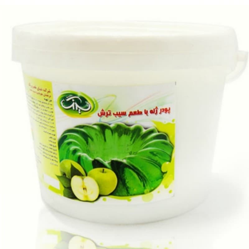 پودر ژله با طعم سیب ترش 3 کیلویی شرکت نیلیگون — تصویر ۲