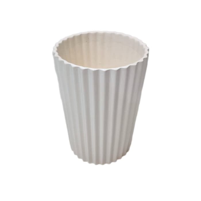 گلدان سرامیک شیار دار
