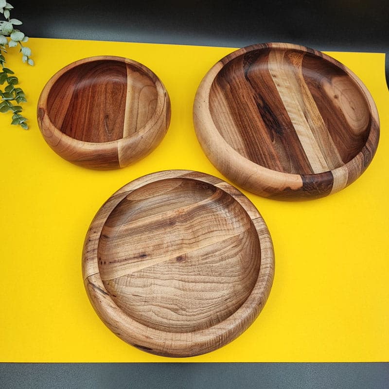 کاسه پذیرایی خمره ای چوبی