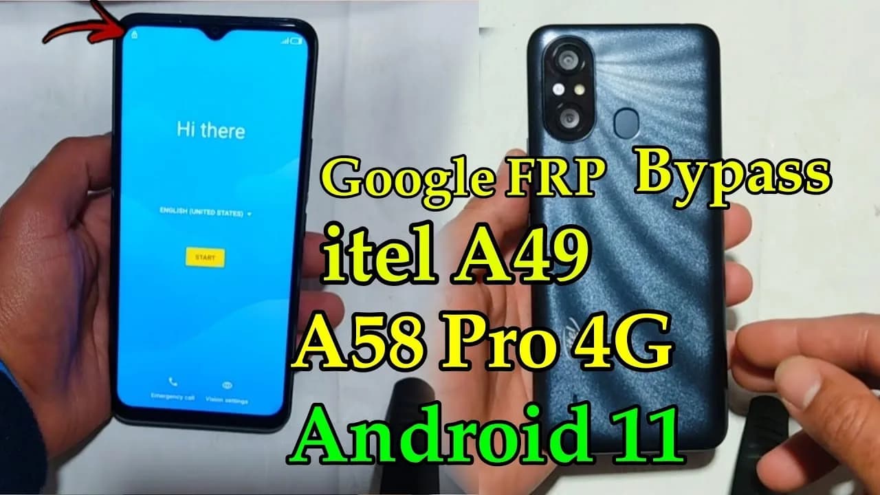 حذف FRP | گوگل اکانت iTel A49 (A58 Pro) A661L