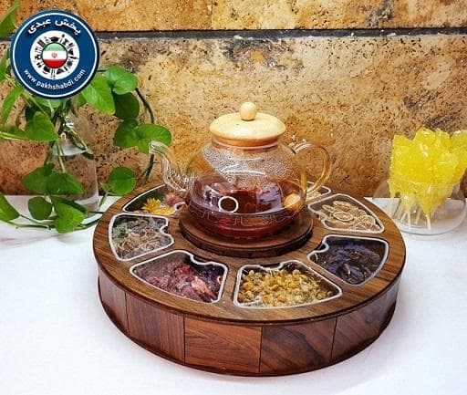 تی باکس چوبی 6 خانه گرد — تصویر ۴