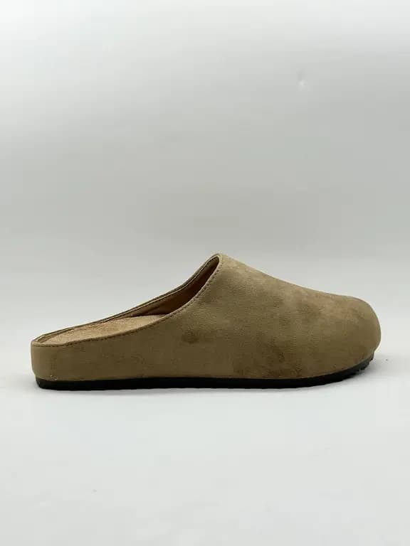 کلاگ ساده خاکی Simple khaki clogs — تصویر ۲