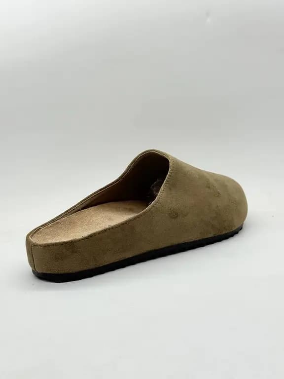 کلاگ ساده خاکی Simple khaki clogs — تصویر ۵