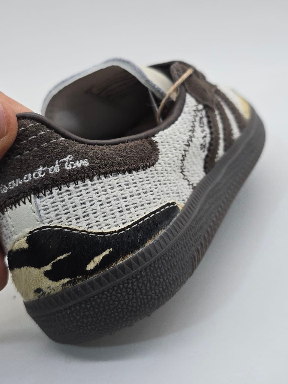 کتونی آدیداس سامبا مشکی قهوه ای Adidas Samba black brown sneakers — تصویر ۷