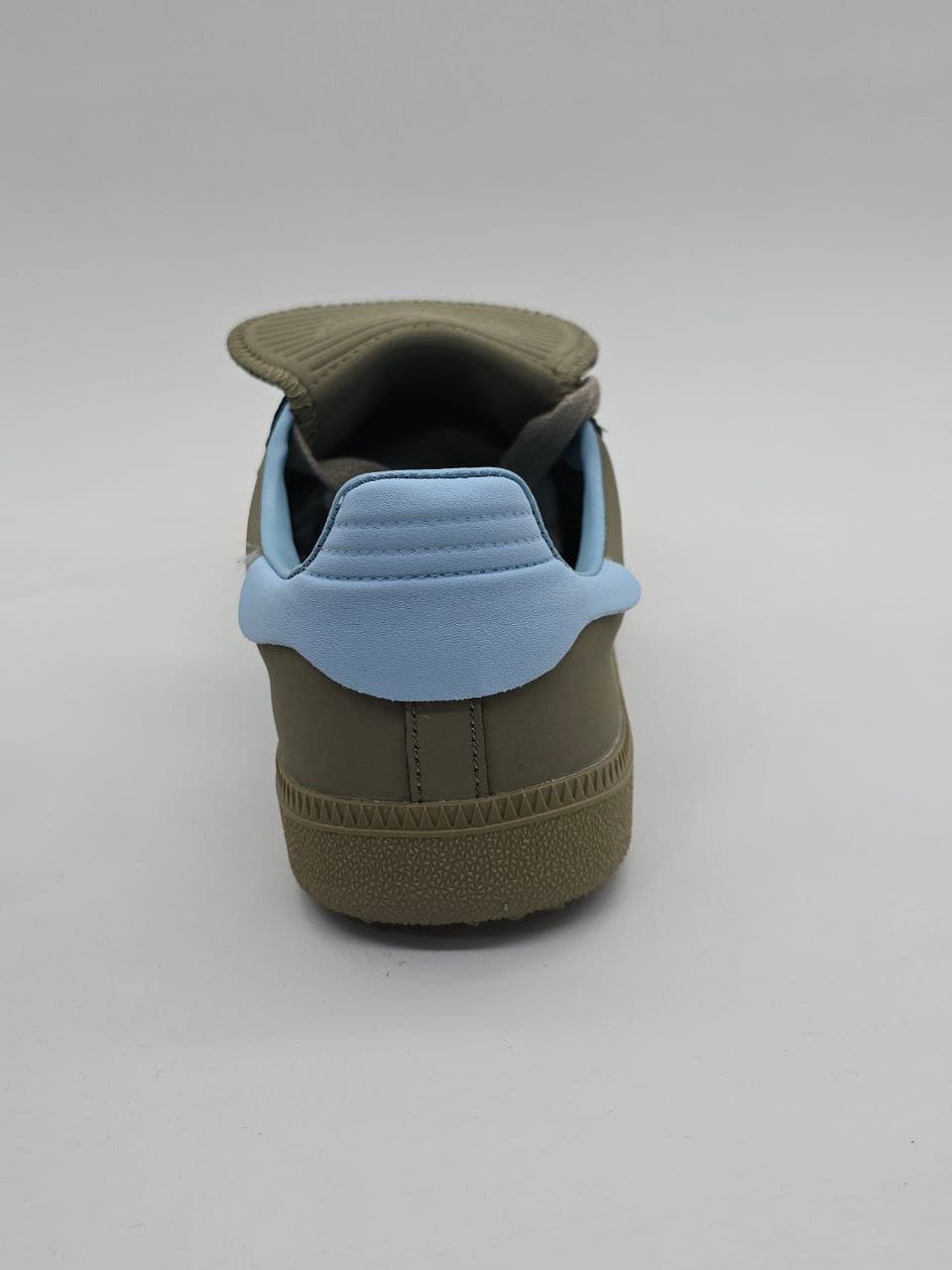 کتونی سامبا آبی زیتونی Olive blue samba cotton — تصویر ۶