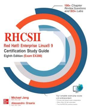 کتاب RHCSA® Red Hat® Enterprise Linux® 9 Certification Study Guide, Eighth Edition (Exam EX200)