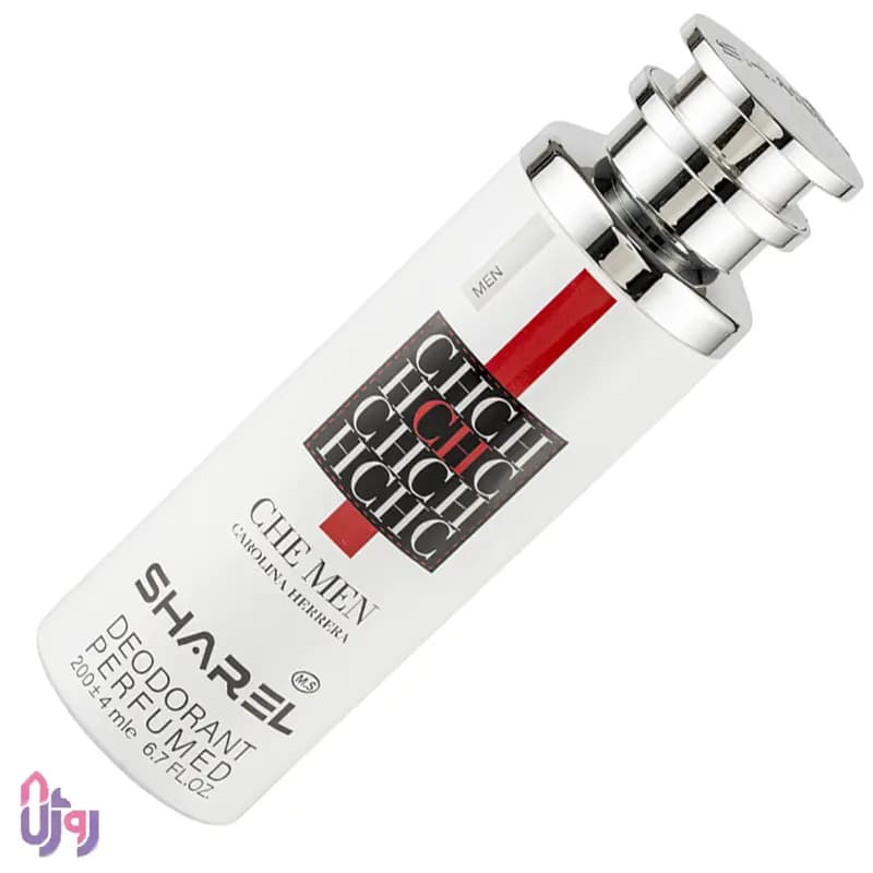 اسپری دئودورانت مردانه شارل SHAREL مدل سی اچ کارولینا هررا CHE MEN CAROLINA HERRERA حجم 200 میلی‌لیتر — تصویر ۲