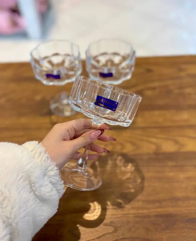 دسر خوری 4 تایی DELI GLASS کد 1159 — تصویر ۲