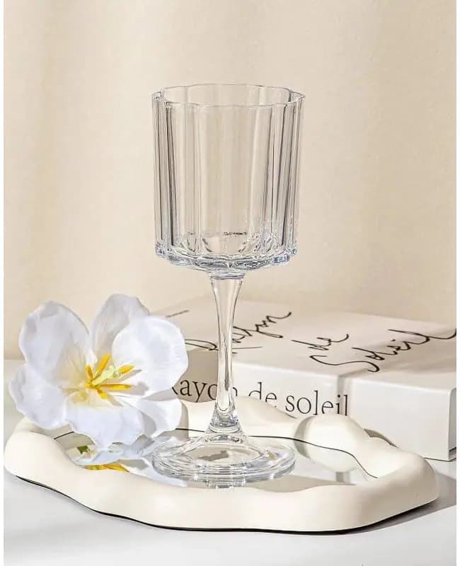 گیلاس 6 تایی پایه بلند DELI GLASS کد 1158