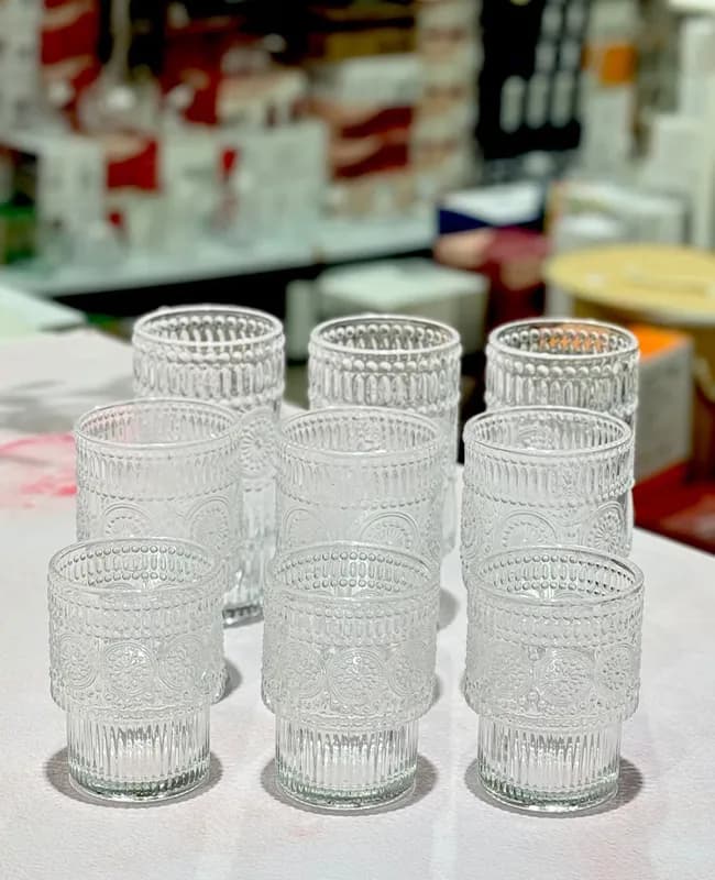 لیوان و نیم لیوان GLASS WARE وارداتی کد KIT-698