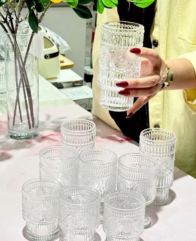 لیوان و نیم لیوان GLASS WARE وارداتی کد KIT-698 — تصویر ۶