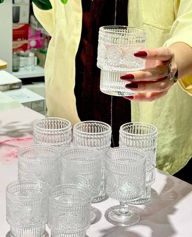 لیوان و نیم لیوان GLASS WARE وارداتی کد KIT-698 — تصویر ۴
