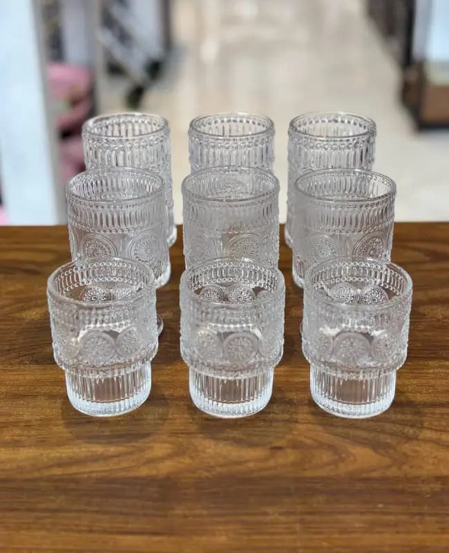 لیوان و نیم لیوان GLASS WARE وارداتی کد KIT-698 — تصویر ۵