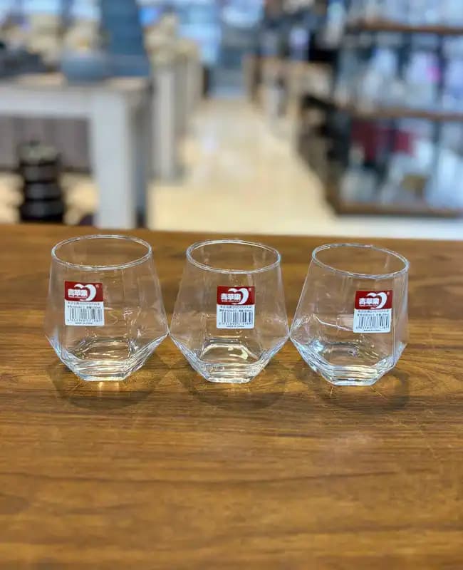 نیم لیوان شش ضلعی Deli Glass کد kit-1106 — تصویر ۲