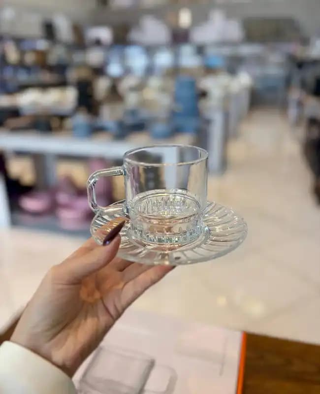 ست فنجان نعلبکی 12 پارچه Deli Glass کد KIT-1110 — تصویر ۲