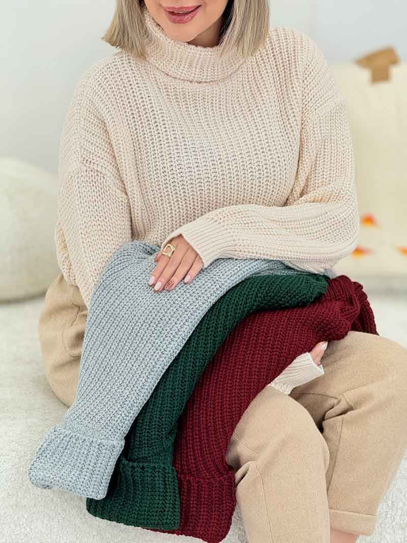 بافت یقه اسکی کد 7170 — تصویر ۳