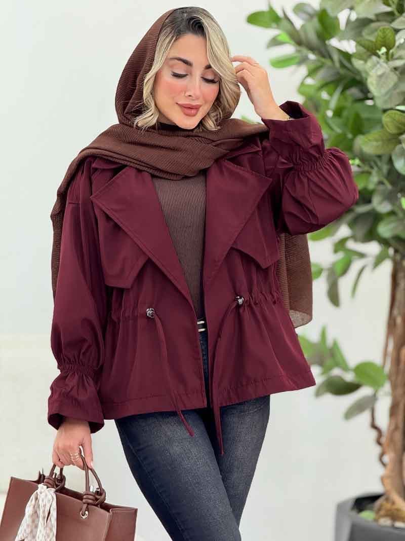 بارانی کمرگت آسنا کد 7293
