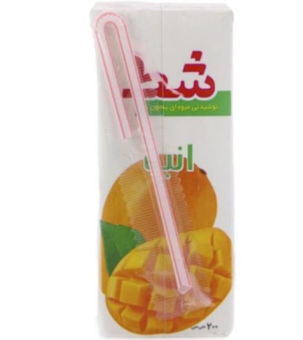 آبمیوه انبه شط 200 میلی لیتری_بسته 36 عددی — تصویر ۲