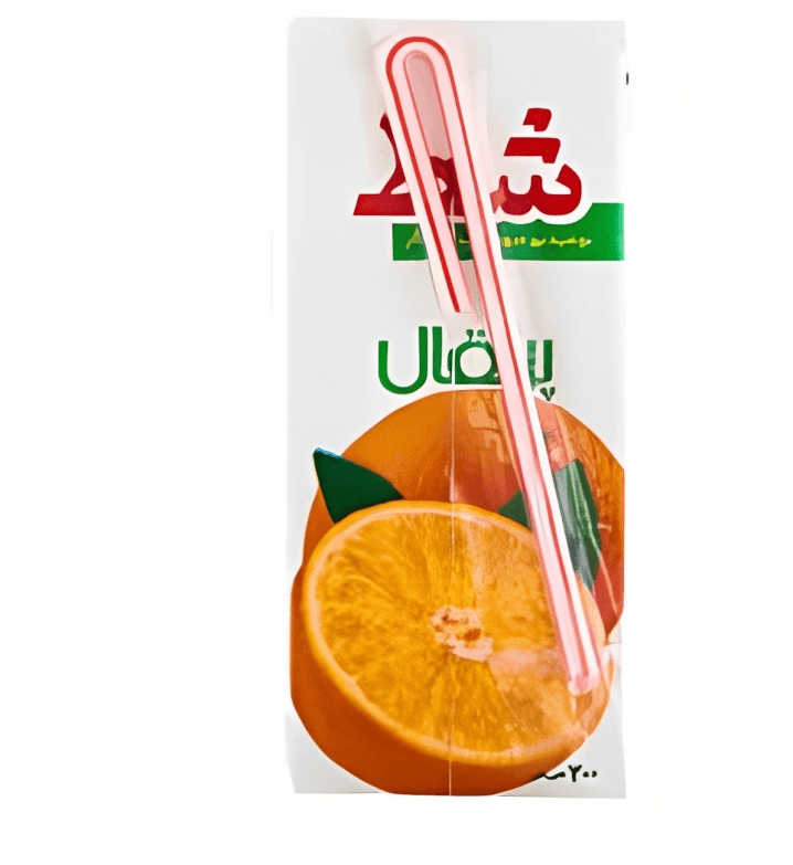آبمیوه پرتقال شط 200 میلی لیتری_بسته 36 عددی