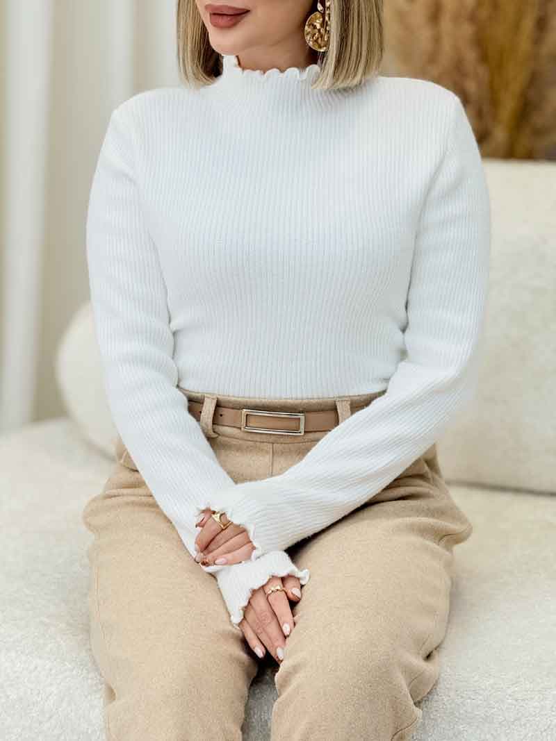بافت یقه سه سانت تو کرک کد 7153 — تصویر ۸