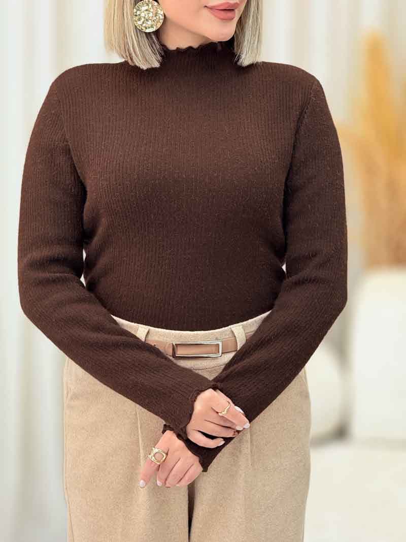 بافت یقه سه سانت تو کرک کد 7153 — تصویر ۲