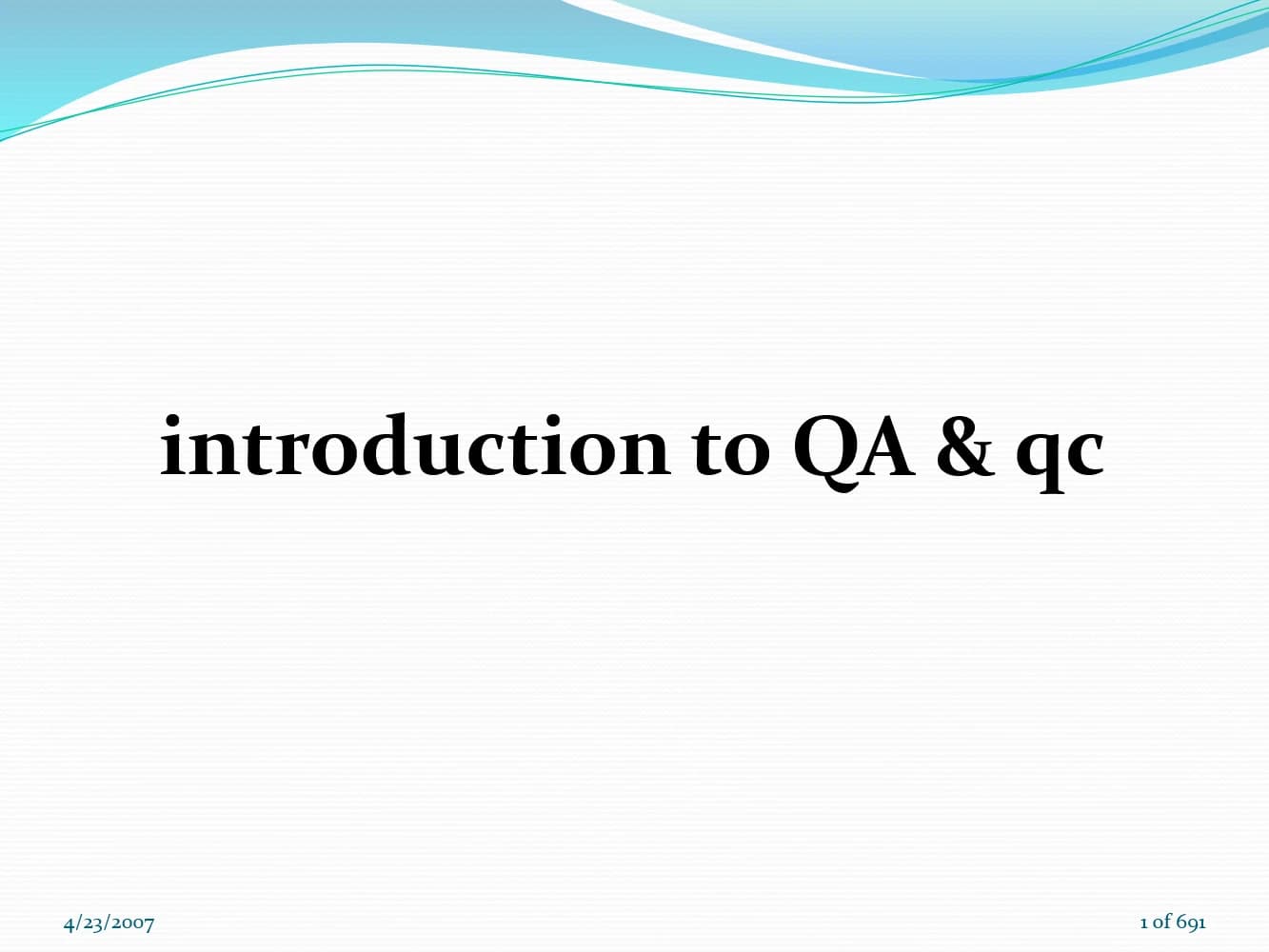 کتاب QA/QC Presentation | ارائه تضمین و کنترل کیفیت اثر گروه نویسندگان نسخه PDF انگلیسی
