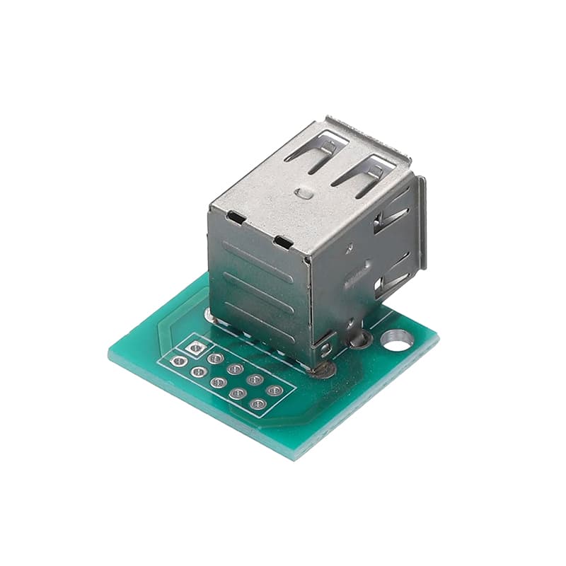 برد برک اوت USB 2.0 دارای سوکت مادگی دوال