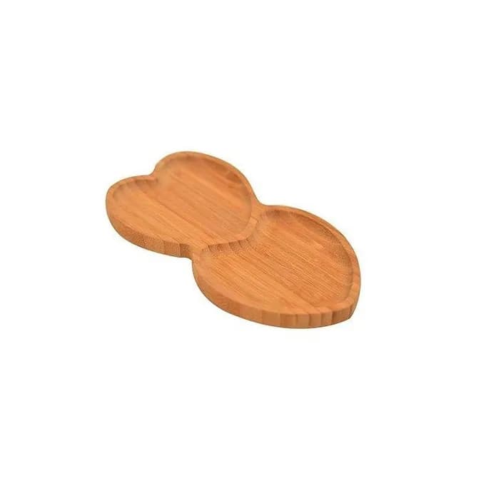 ظرف اسنک 2 قسمتی طرح قلب کد B2619