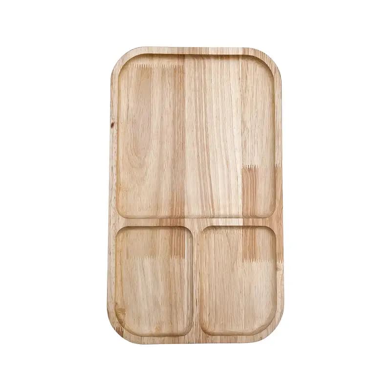 سینی مستطیل سه خانه سایز 29*29 کد 9102