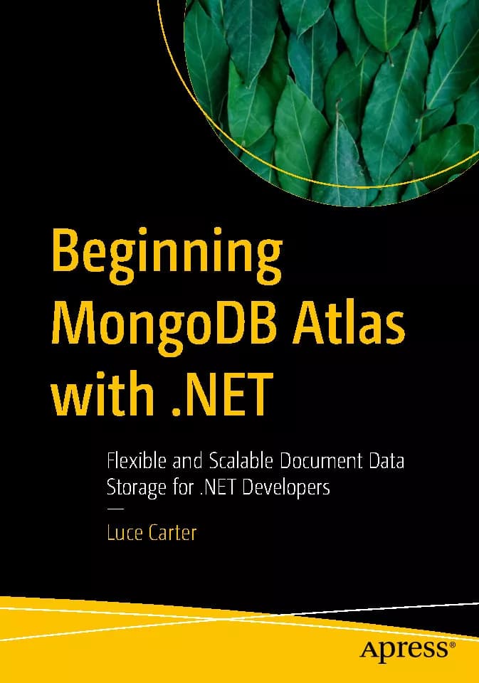 کتاب Beginning MongoDB Atlas with .NET