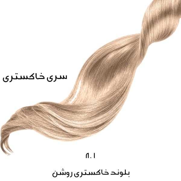 رنگ مو نیترو پلاس کراتینه شماره ۸٫۱ بلوند خاکستری روشن حجم ۱۰۰ میلی لیتر — تصویر ۲