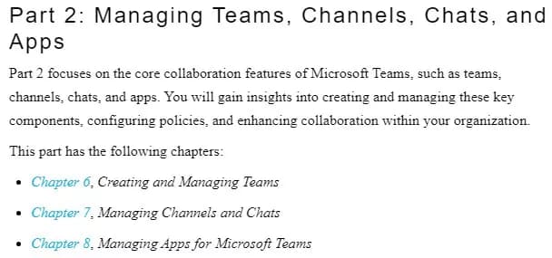 کتاب MS-700 Managing Microsoft Teams Exam Guide — تصویر ۳