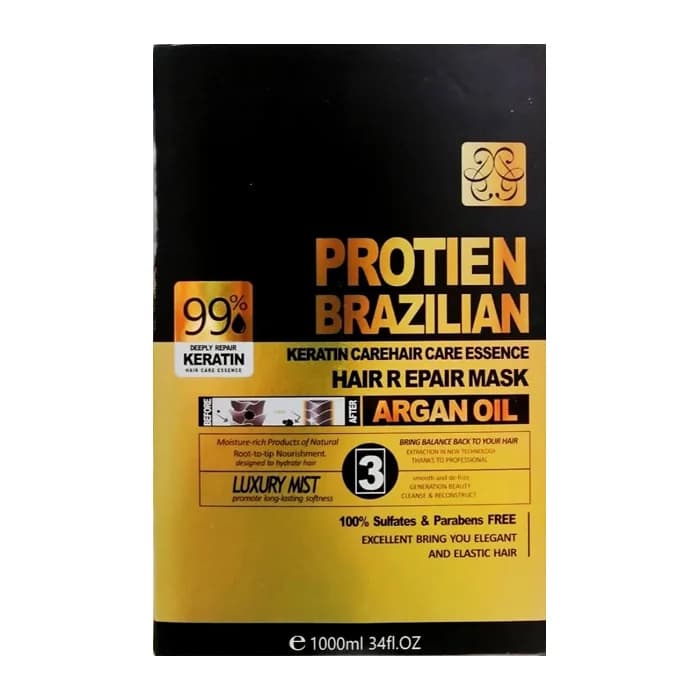 ماسک مو مخصوص کراتین پروتئین برزیلی Protien Brazilian — تصویر ۳