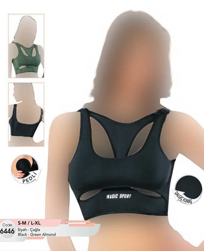 نیم تنه اسپرت زنانه کوتا کد 6446 — تصویر ۵