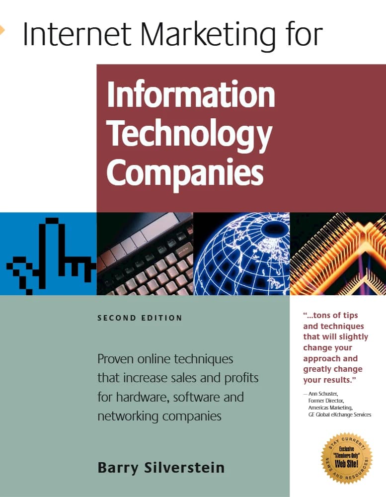 کتاب Internet Marketing for Information Technology Companies (بازاریابی اینترنتی برای شرکت‌های فناوری اطلاعات) نسخه انگلیسی PDF | بری سیلورستاین