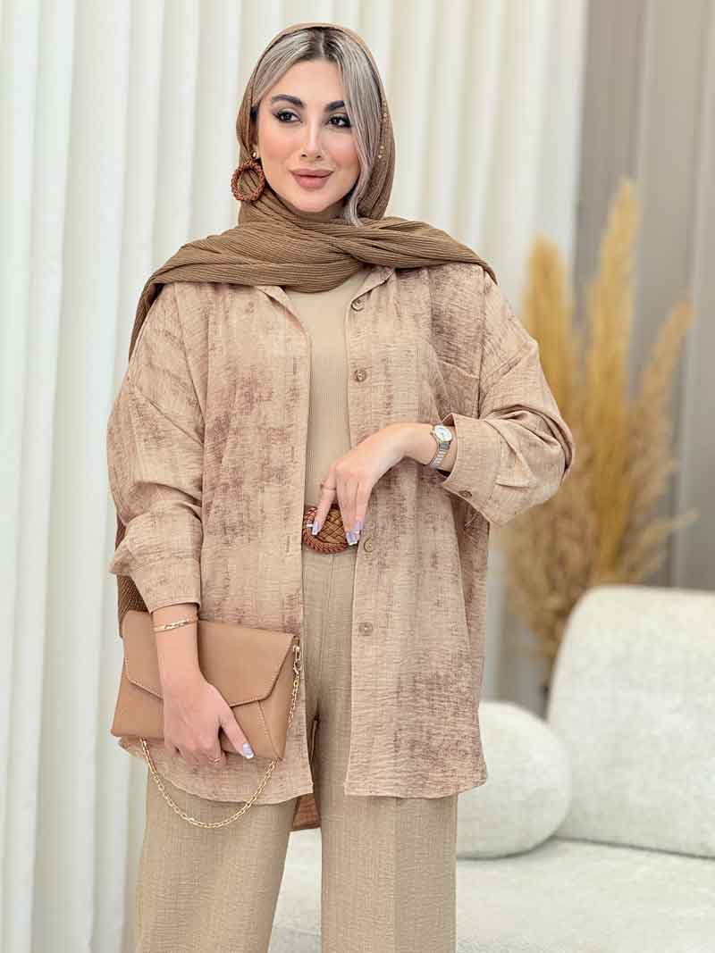 مانتو تک جیب هاله کد 7070