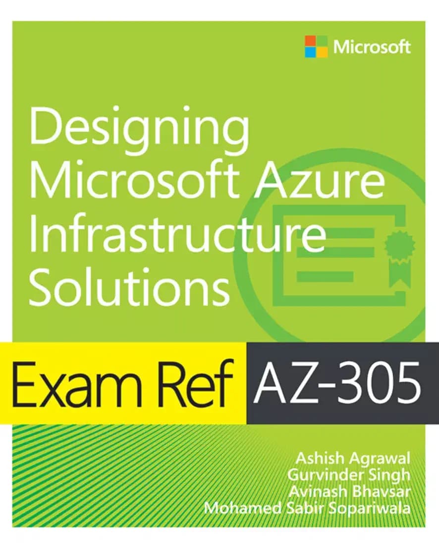 کتاب Exam Ref AZ-305 Designing Microsoft Azure Infrastructure Solutions