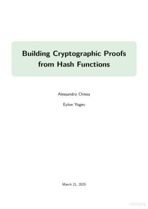 کتاب Building Cryptographic Proofs from Hash Functions