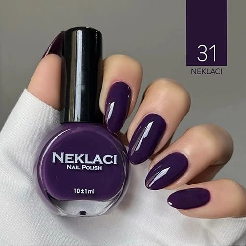 لاک نکلاسی (NEKLACI) شماره 31 – رنگ بنفش