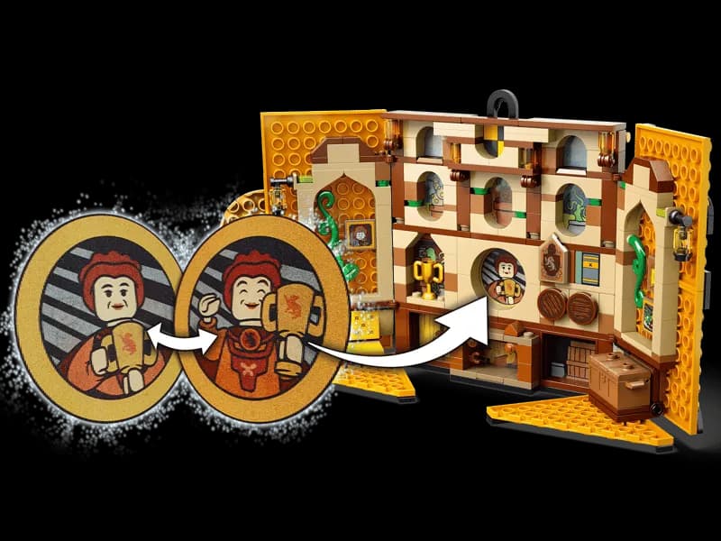 لگو هری پاتر پرچم هافلپاف | LEGO Harry Potter Hufflepuff — تصویر ۶