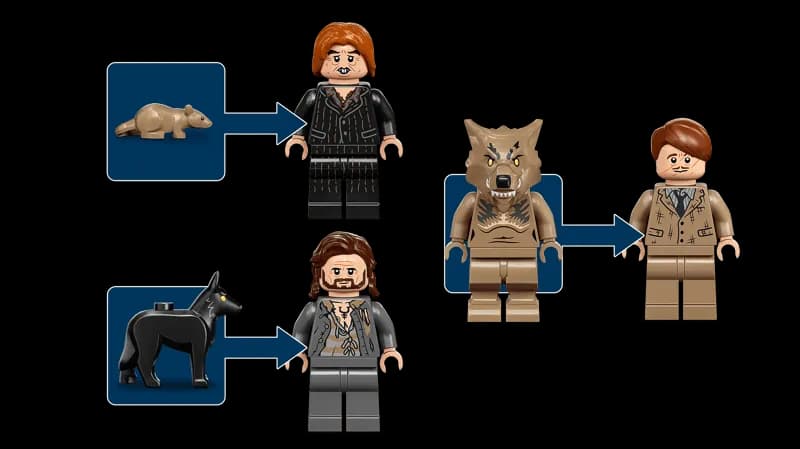 لگو هری پاتر کلبه جیغ زن و درخت کتک زن | LEGO Harry Potter — تصویر ۷